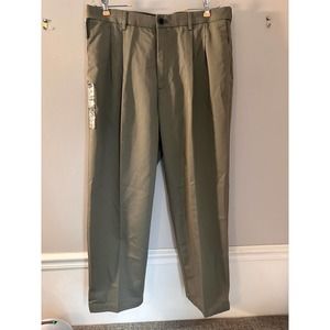 Haggar NWT Olive Khaki No iron work to weekend 36x29